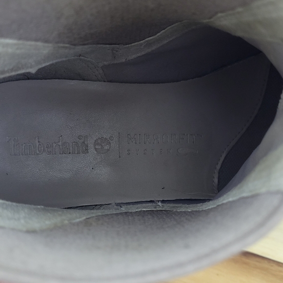 Timberland Sutherlin Bay Slouch Chelsea Boots  Light Taupe Beige Suede Size 7.5 - Picture 16 of 16